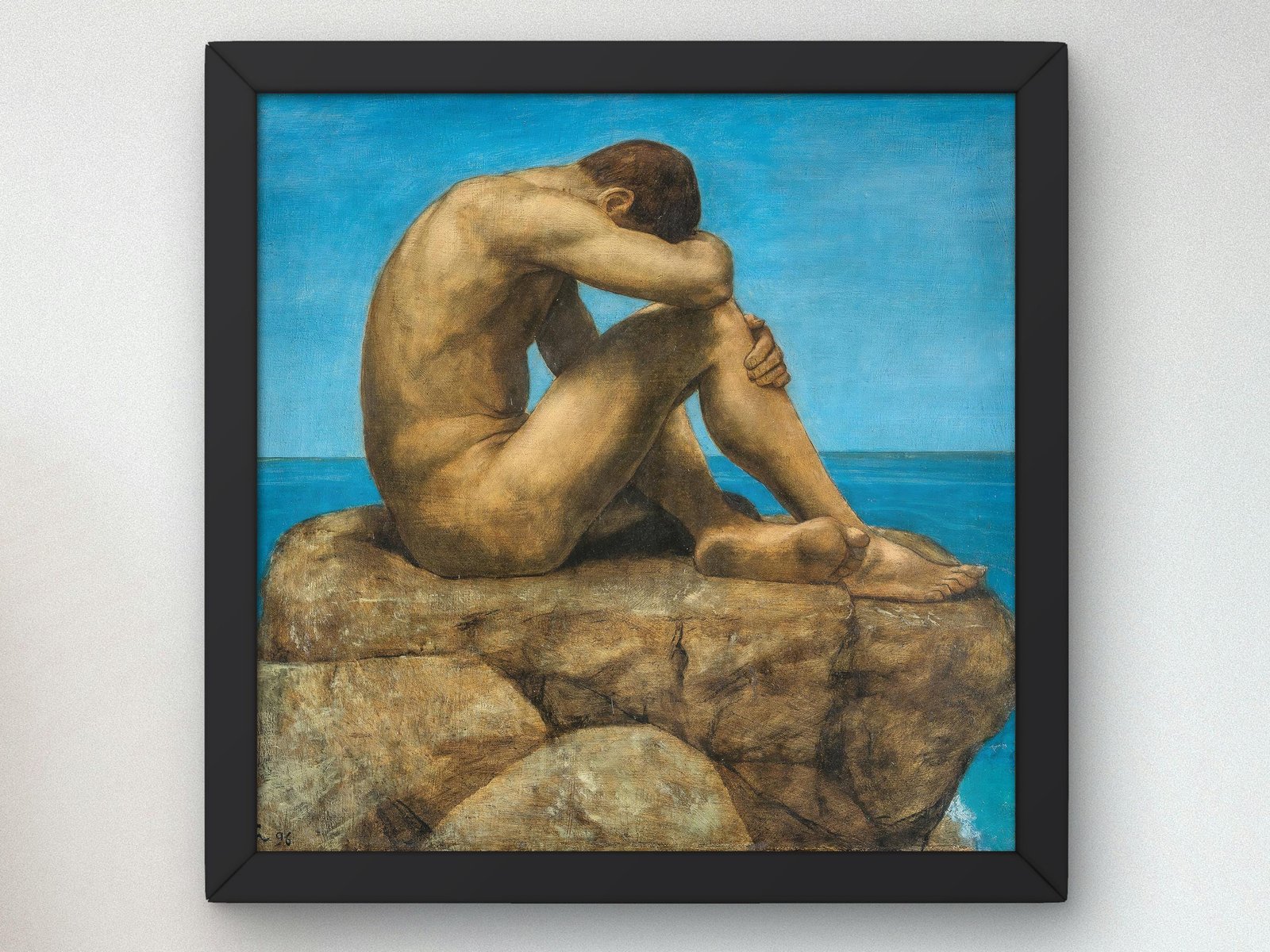 Loneliness by Hans Thoma, 1896, Romanticism and Classical Landscapes, fine art print