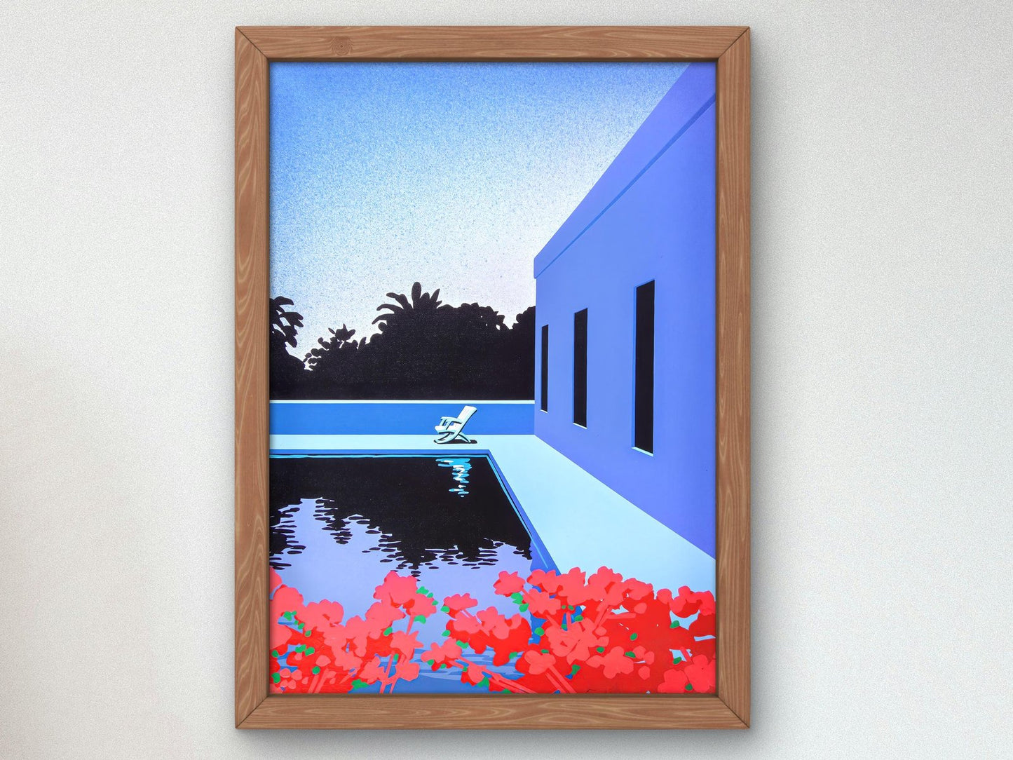 Longs For Summer by Hiroshi Nagai, 1980s Synthwave, Vintage Ads and Posters, fine art print