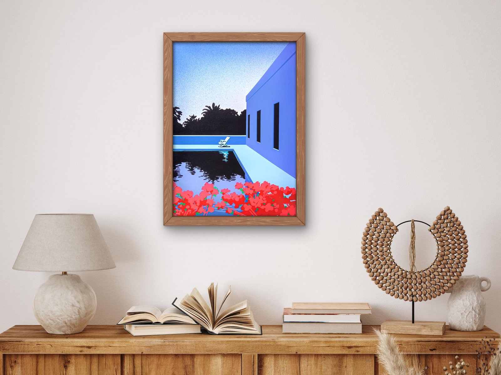 Longs For Summer by Hiroshi Nagai, 1980s Synthwave, Vintage Ads and Posters, fine art print
