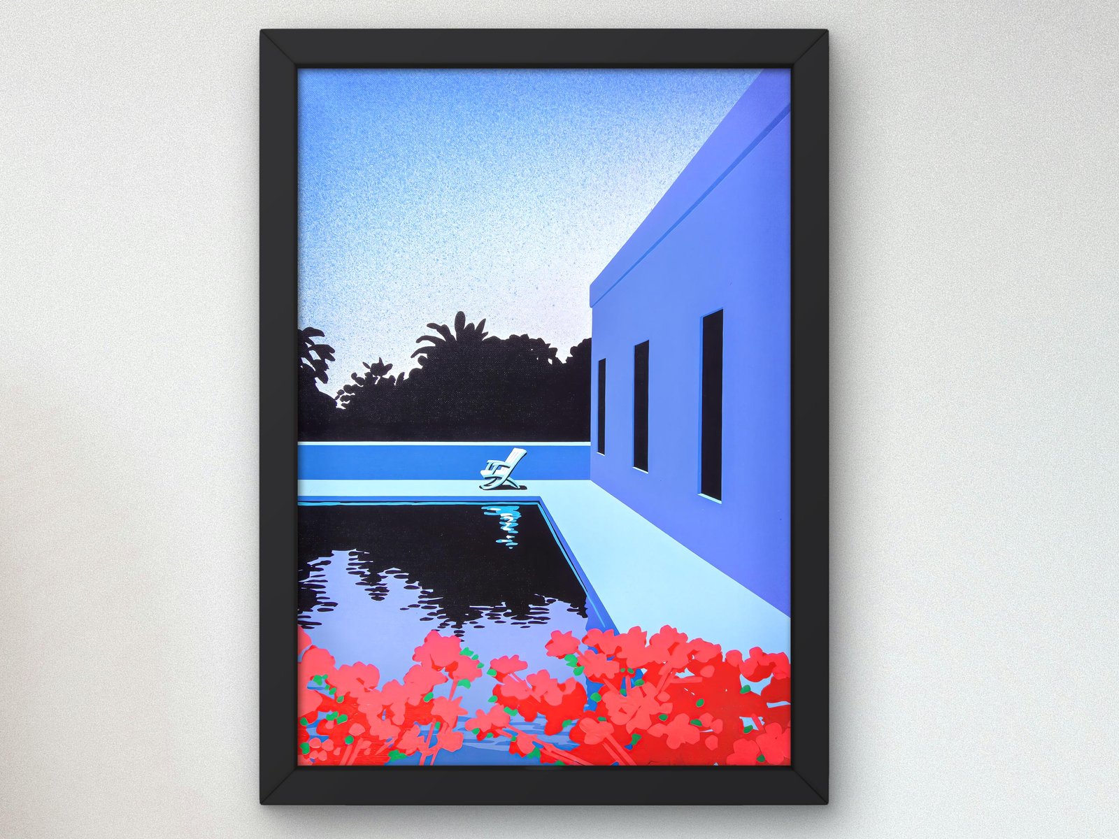 Longs For Summer by Hiroshi Nagai, 1980s Synthwave, Vintage Ads and Posters, fine art print