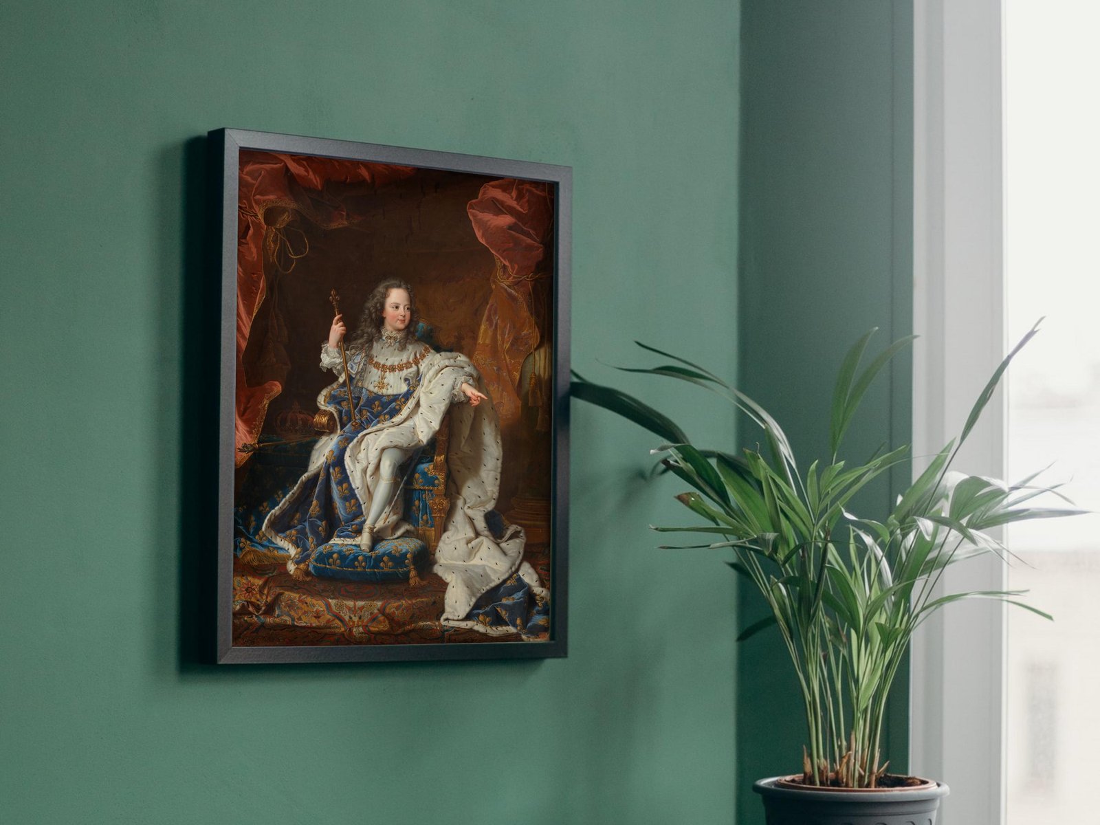 Louis XV as a Child by Hyacinthe Rigaud, 1716, Rococo and Neoclassicism, fine art print