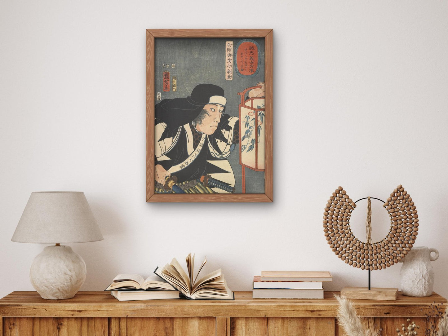Loyal Samurai by Utagawa Kuniyoshi, 1852, Japanese Woodblock Prints, fine art print