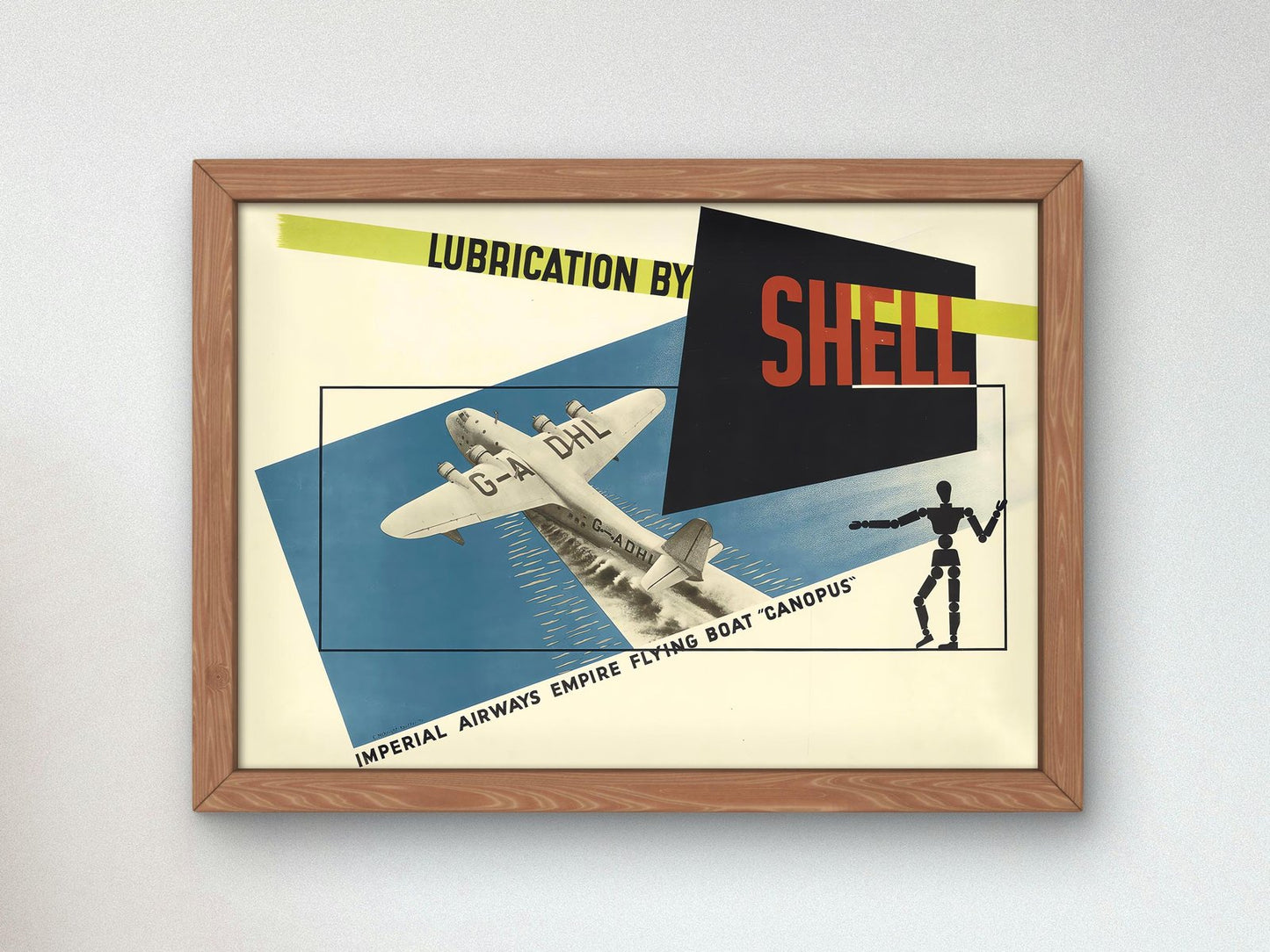 Lubrication Shell by Edward McKnight Kauffer, 1925, Art Deco and American Modernism, fine art print