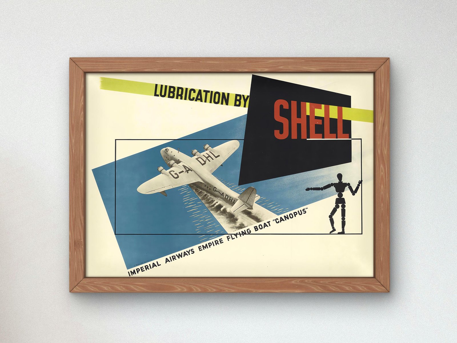 Lubrication Shell by Edward McKnight Kauffer, 1925, Art Deco and American Modernism, fine art print