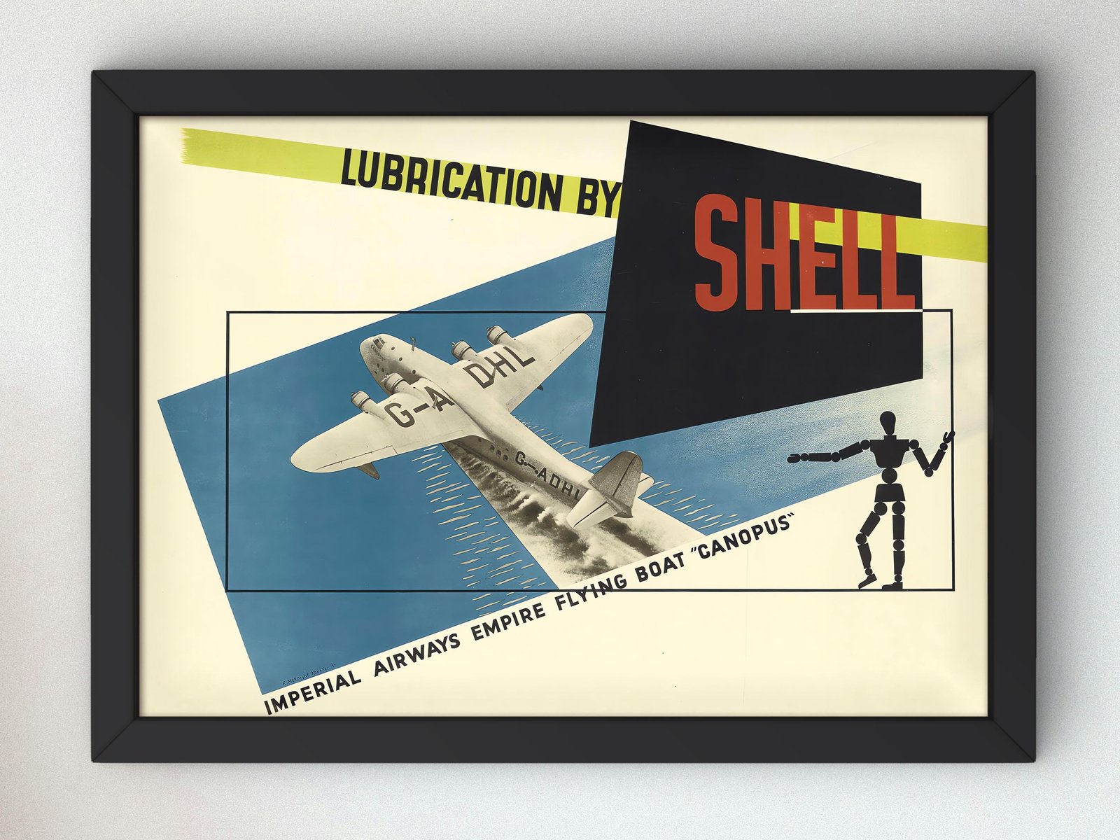 Lubrication Shell by Edward McKnight Kauffer, 1925, Art Deco and American Modernism, fine art print