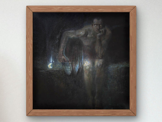 Lucifer by Franz von Stuck, 1890, Pre-Raphaelites and Symbolism, fine art print