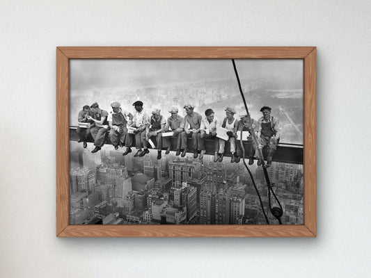 Lunch atop a Skyscraper by Charles Clyde Ebbets, 1932, Art Deco and American Modernism, fine art print
