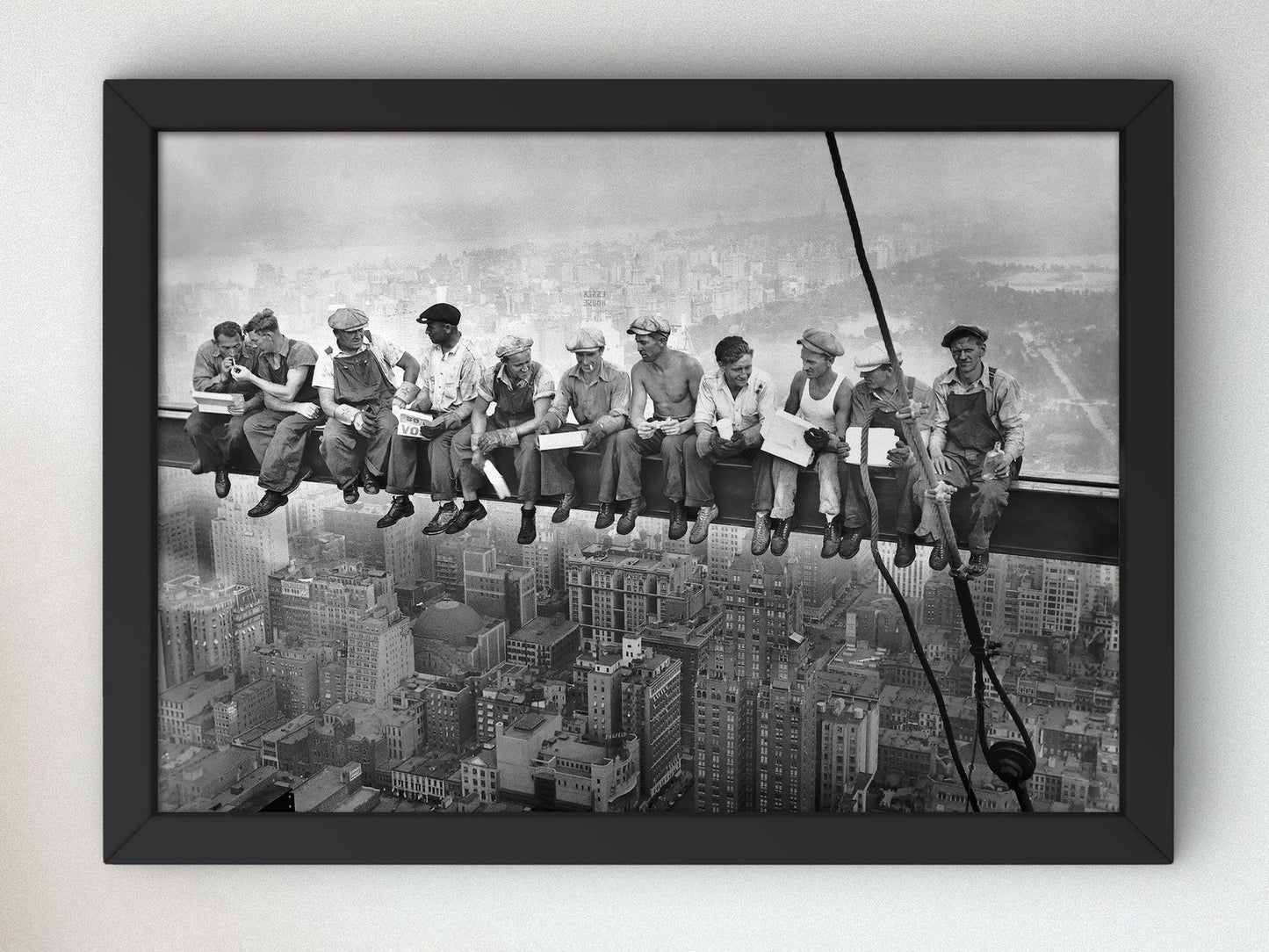 Lunch atop a Skyscraper by Charles Clyde Ebbets, 1932, Art Deco and American Modernism, fine art print