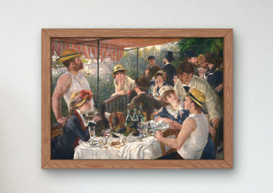 Luncheon of the Boating Party by Pierre-Auguste Renoir, 1880, Impressionism, fine art print
