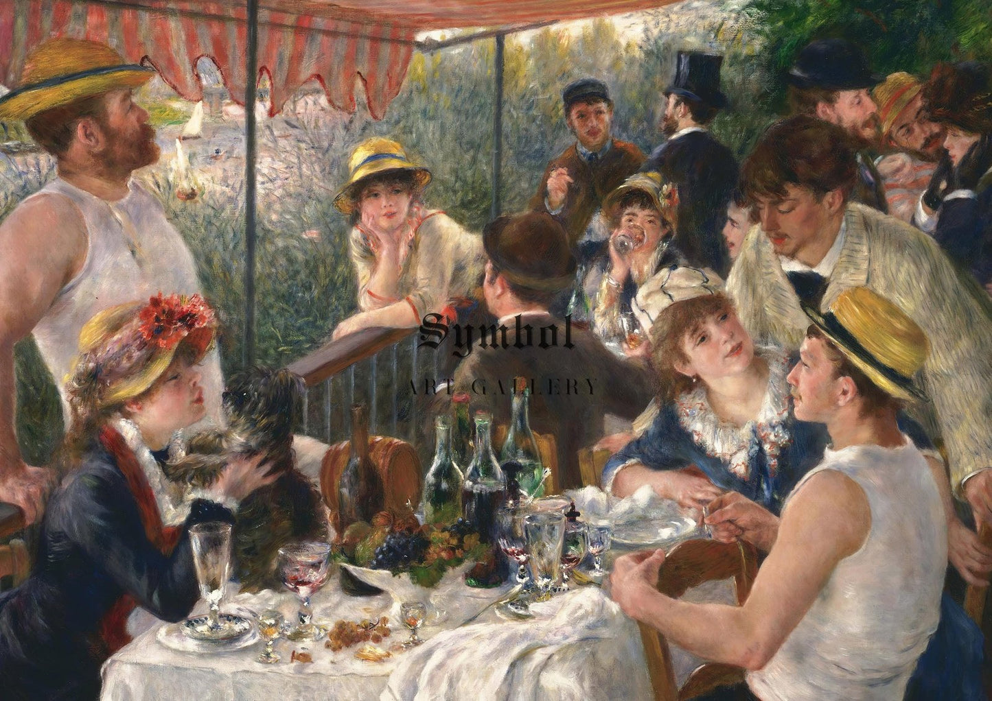 Luncheon of the Boating Party by Pierre-Auguste Renoir, 1880, Impressionism, fine art print