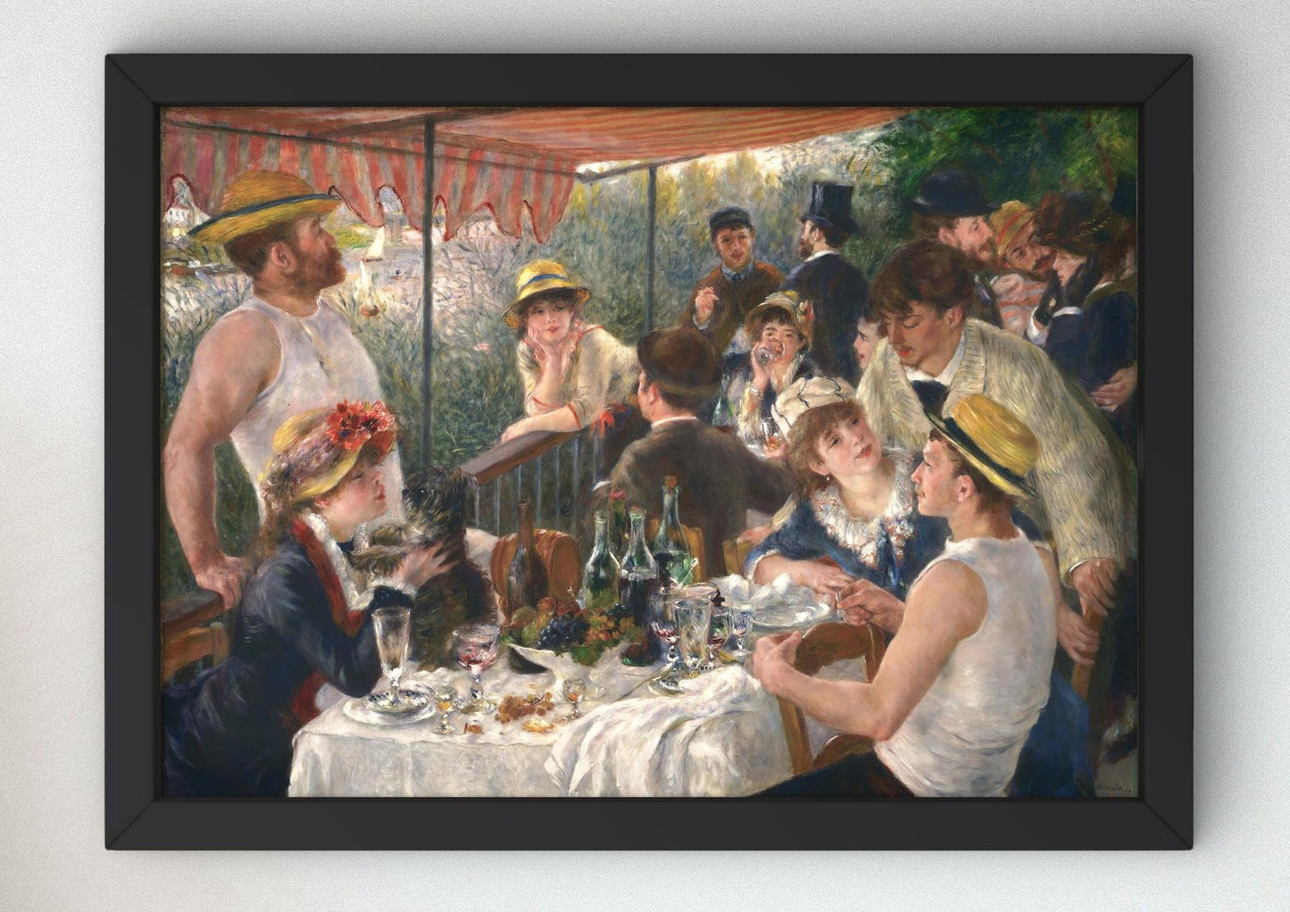 Luncheon of the Boating Party by Pierre-Auguste Renoir, 1880, Impressionism, fine art print