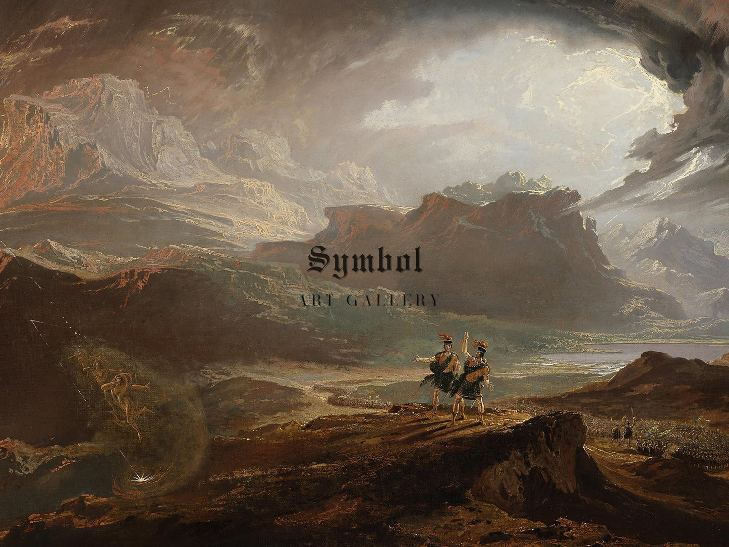 Macbeth by John Martin, 1820, Romanticism and Classical Landscapes, fine art print