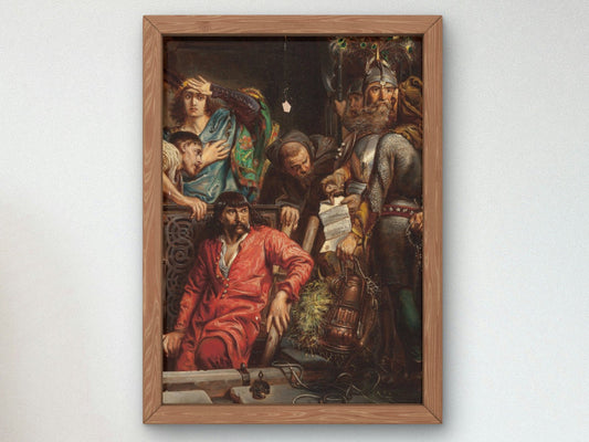 Maćko Borkowic by Jan Matejko, 1877, Realism and Naturalism, fine art print