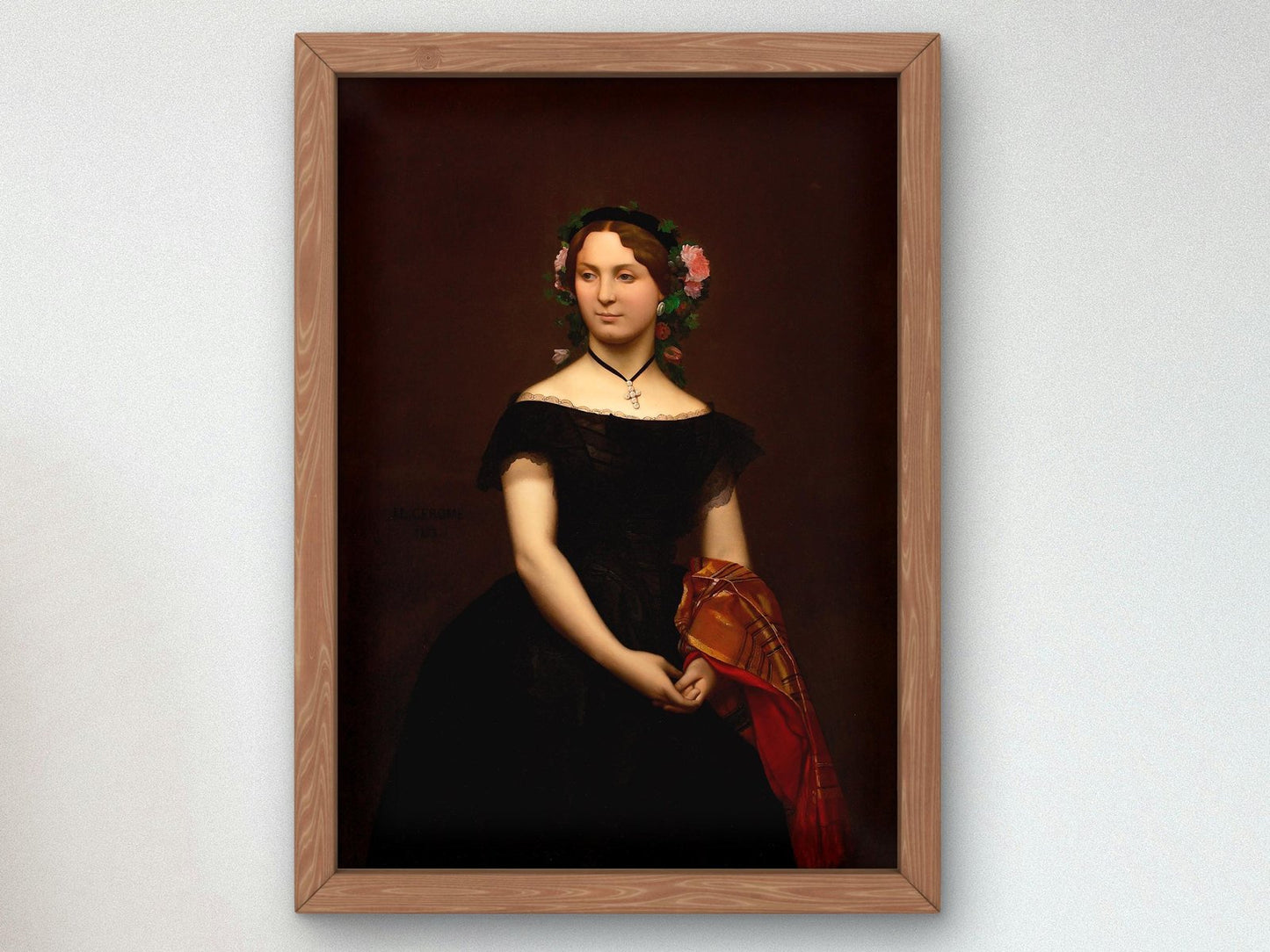 Mademoiselle Durand by Jean-Léon Gérôme, 1853, Realism and Naturalism, fine art print