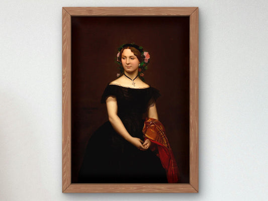 Mademoiselle Durand by Jean-Léon Gérôme, 1853, Realism and Naturalism, fine art print