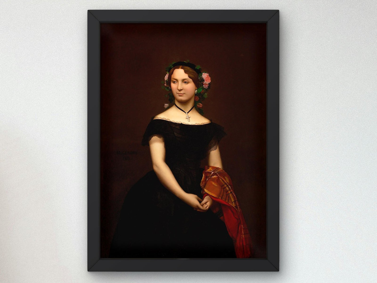 Mademoiselle Durand by Jean-Léon Gérôme, 1853, Realism and Naturalism, fine art print