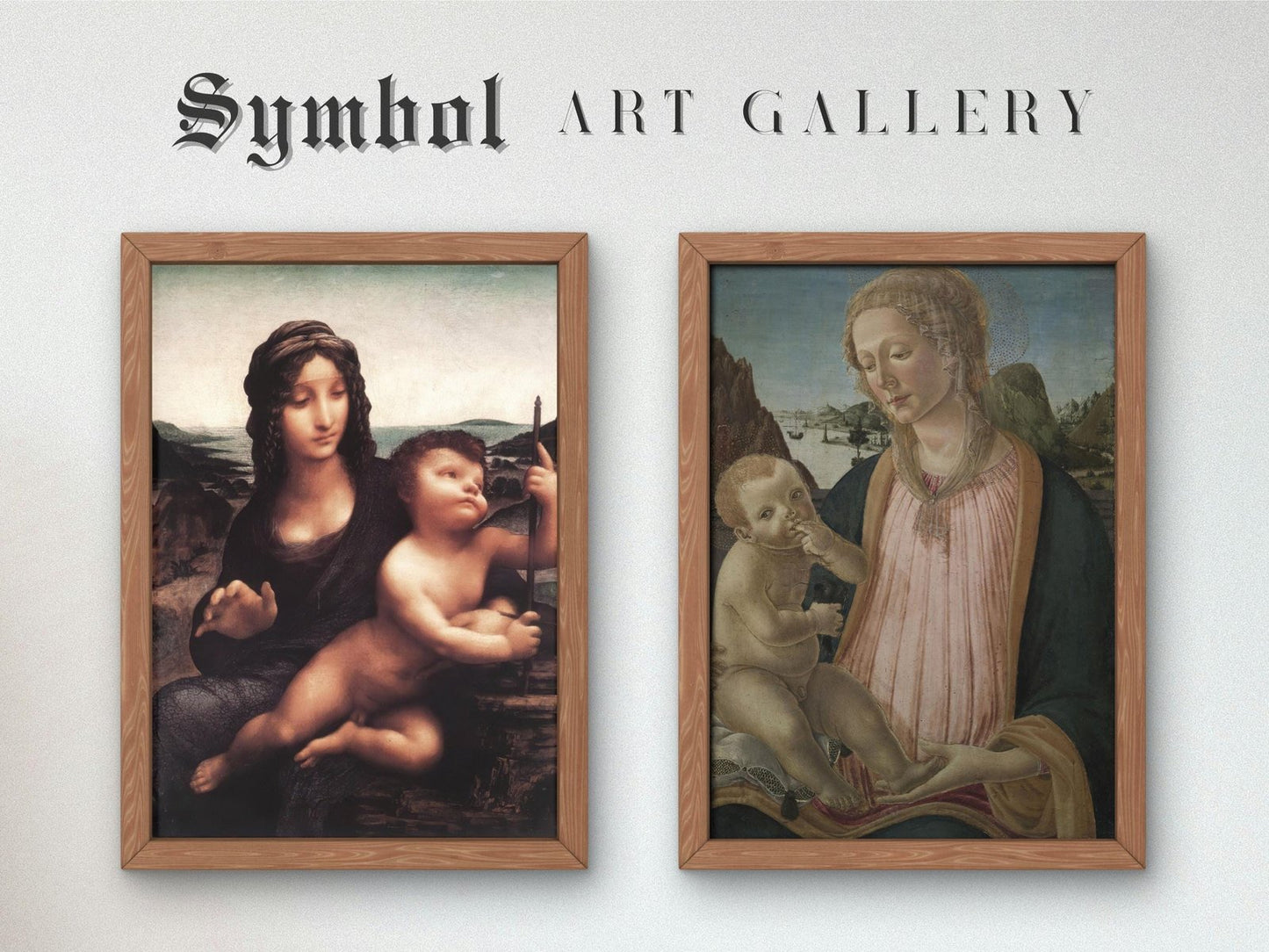 Madonna and Child by Francesco Botticini, 1475, Renaissance, fine art print
