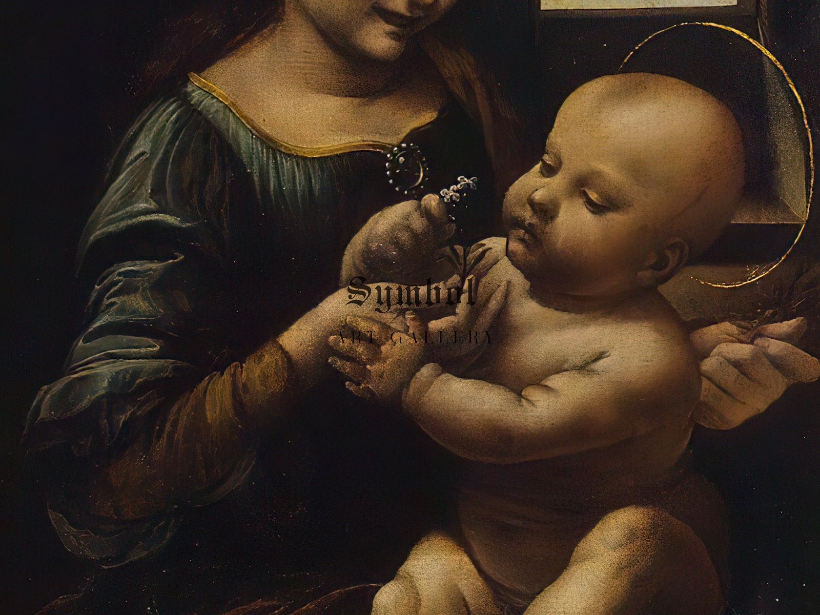 Madonna Benois by Leonardo da Vinci, 1478, Renaissance, fine art print