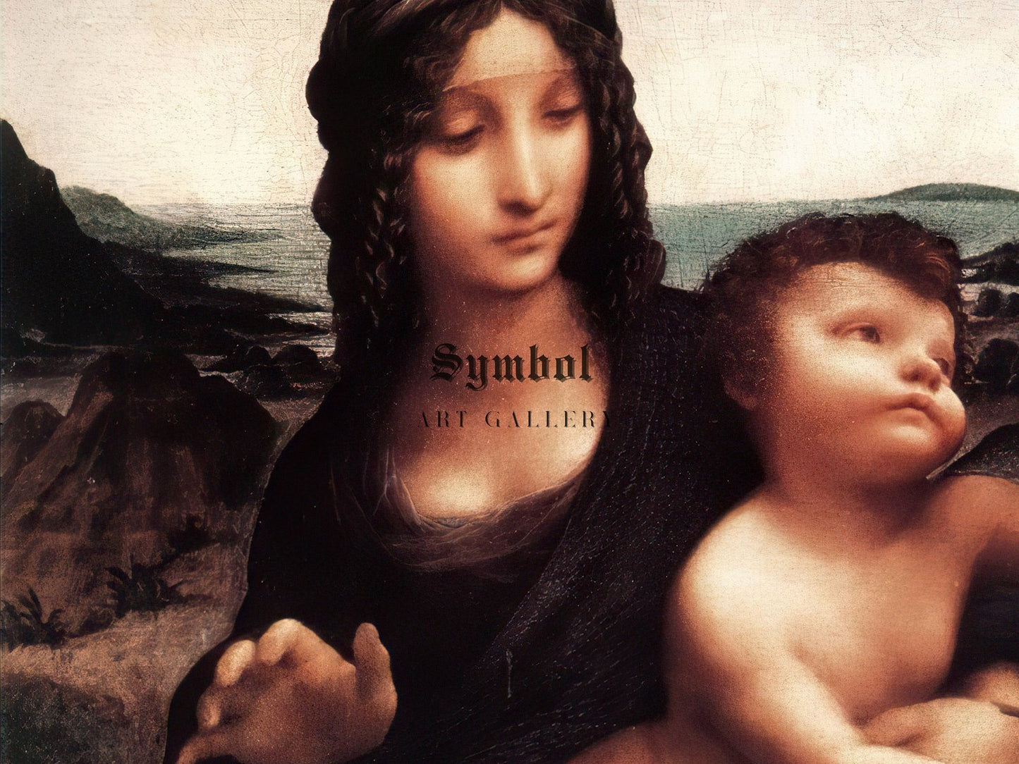 Madonna of the Yarnwinder by Leonardo da Vinci, 1501, Renaissance, fine art print