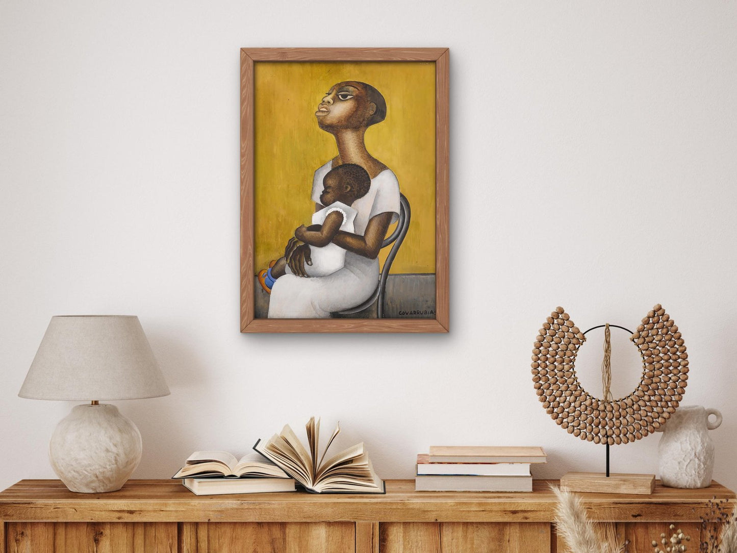 Madre y Niño by Miguel Covarrubias, 1927, Art Deco and American Modernism, fine art print
