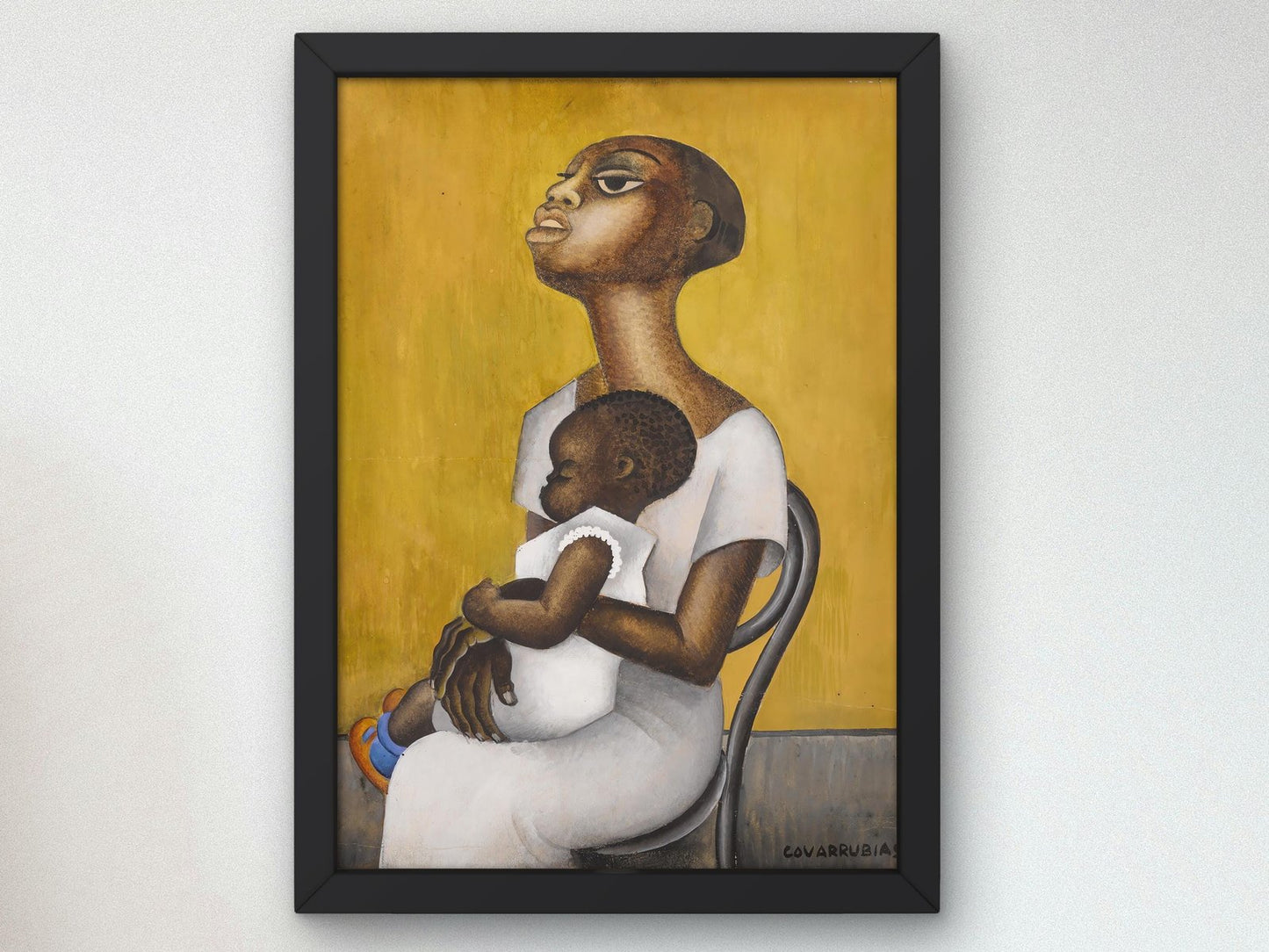 Madre y Niño by Miguel Covarrubias, 1927, Art Deco and American Modernism, fine art print