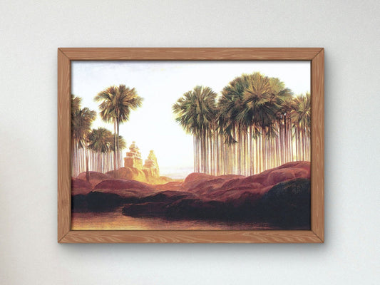 Mahabalipuram by Edward Lear, 1881, Romanticism and Classical Landscapes, fine art print