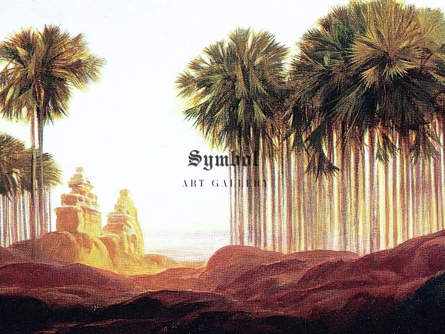 Mahabalipuram by Edward Lear, 1881, Romanticism and Classical Landscapes, fine art print