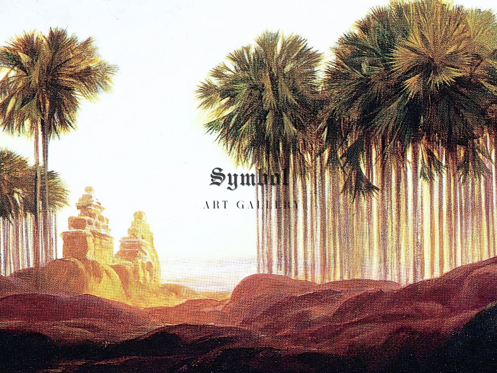 Mahabalipuram by Edward Lear, 1881, Romanticism and Classical Landscapes, fine art print