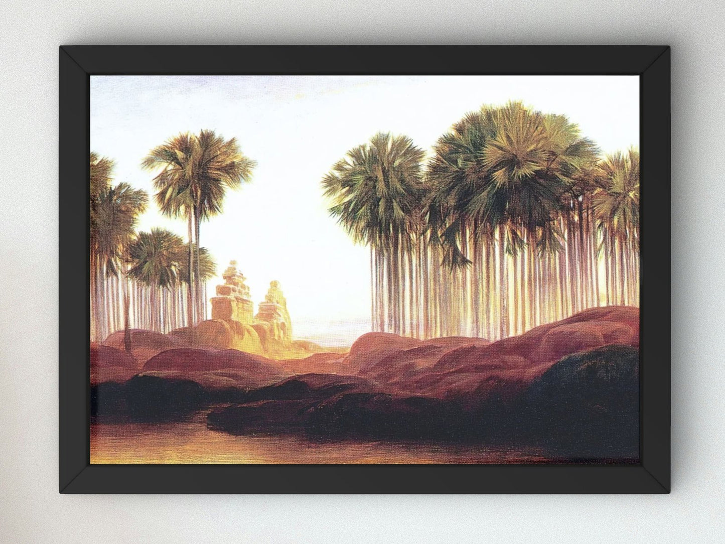 Mahabalipuram by Edward Lear, 1881, Romanticism and Classical Landscapes, fine art print