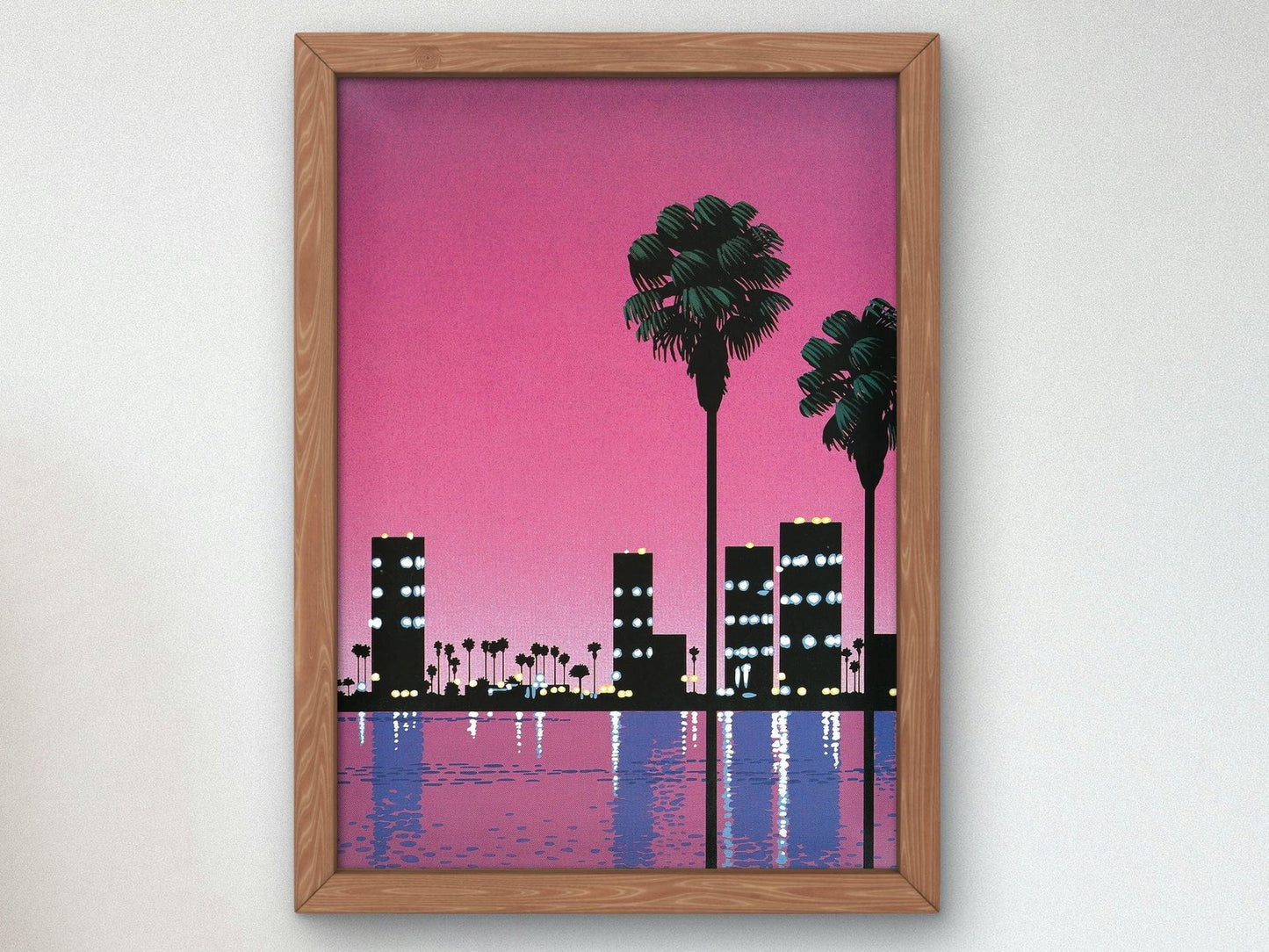 Malibu Night by Hiroshi Nagai, 1980, Vintage Ads and Posters, fine art print
