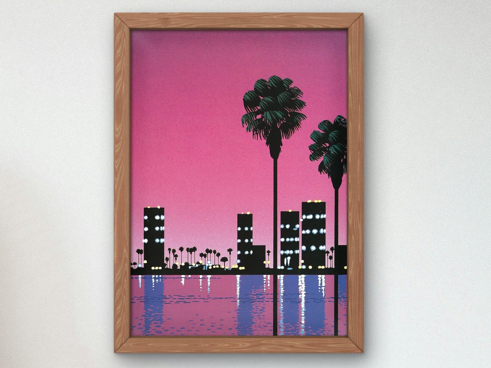 Malibu Night by Hiroshi Nagai, 1980, Vintage Ads and Posters, fine art print