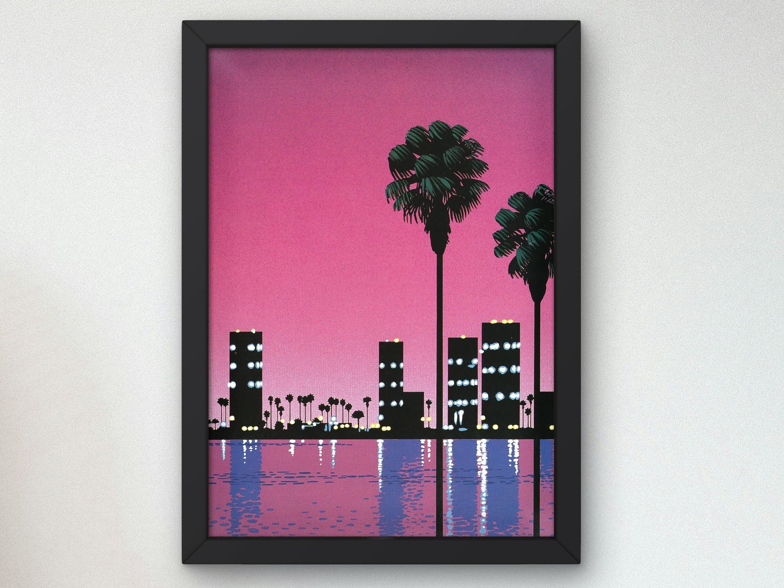 Malibu Night by Hiroshi Nagai, 1980, Vintage Ads and Posters, fine art print