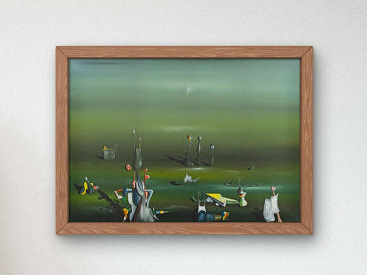 Mama Papa Is Wounded by Yves Tanguy, 1942, Surrealism and Modern Art, fine art print