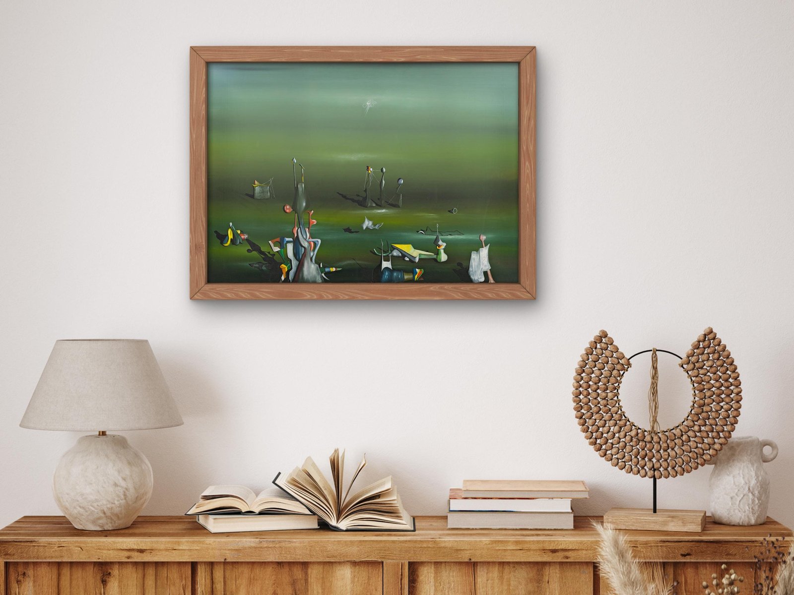 Mama Papa Is Wounded by Yves Tanguy, 1942, Surrealism and Modern Art, fine art print