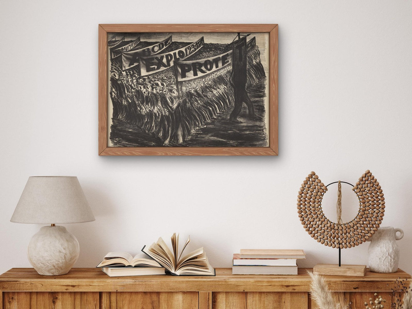 Manifestación by José Clemente Orozco, 1934, Art Deco and American Modernism, fine art print