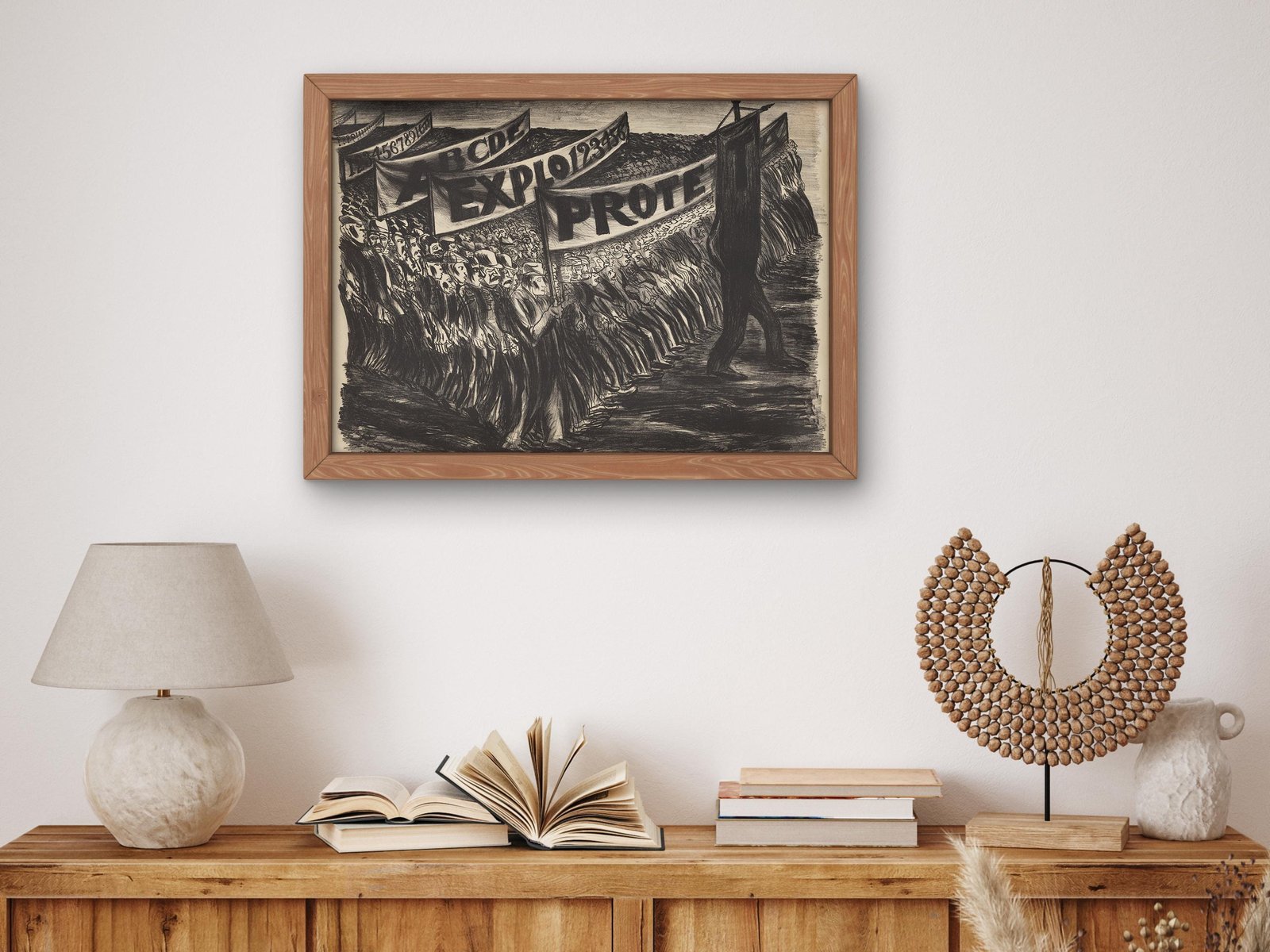 Manifestación by José Clemente Orozco, 1934, Art Deco and American Modernism, fine art print