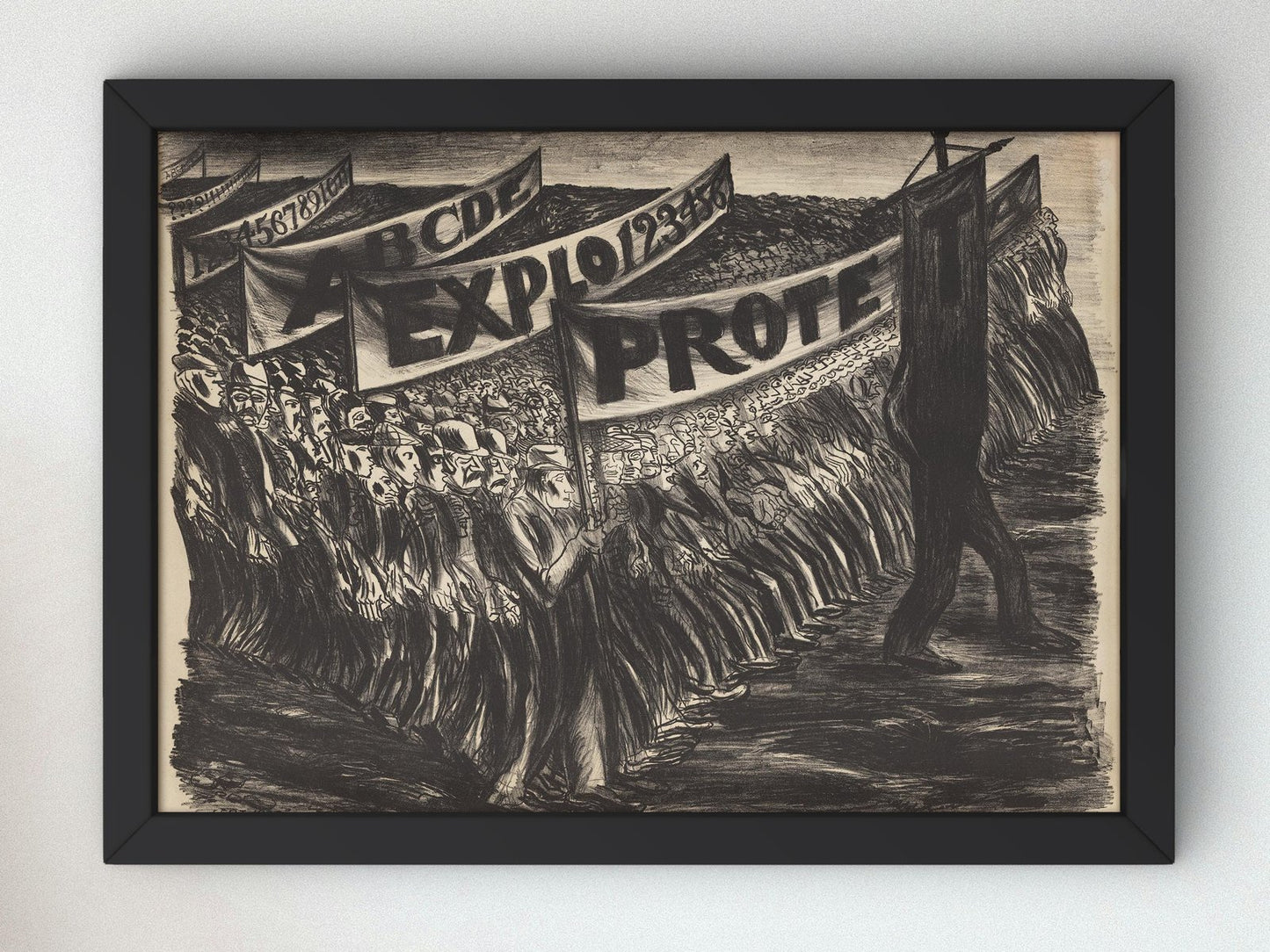 Manifestación by José Clemente Orozco, 1934, Art Deco and American Modernism, fine art print