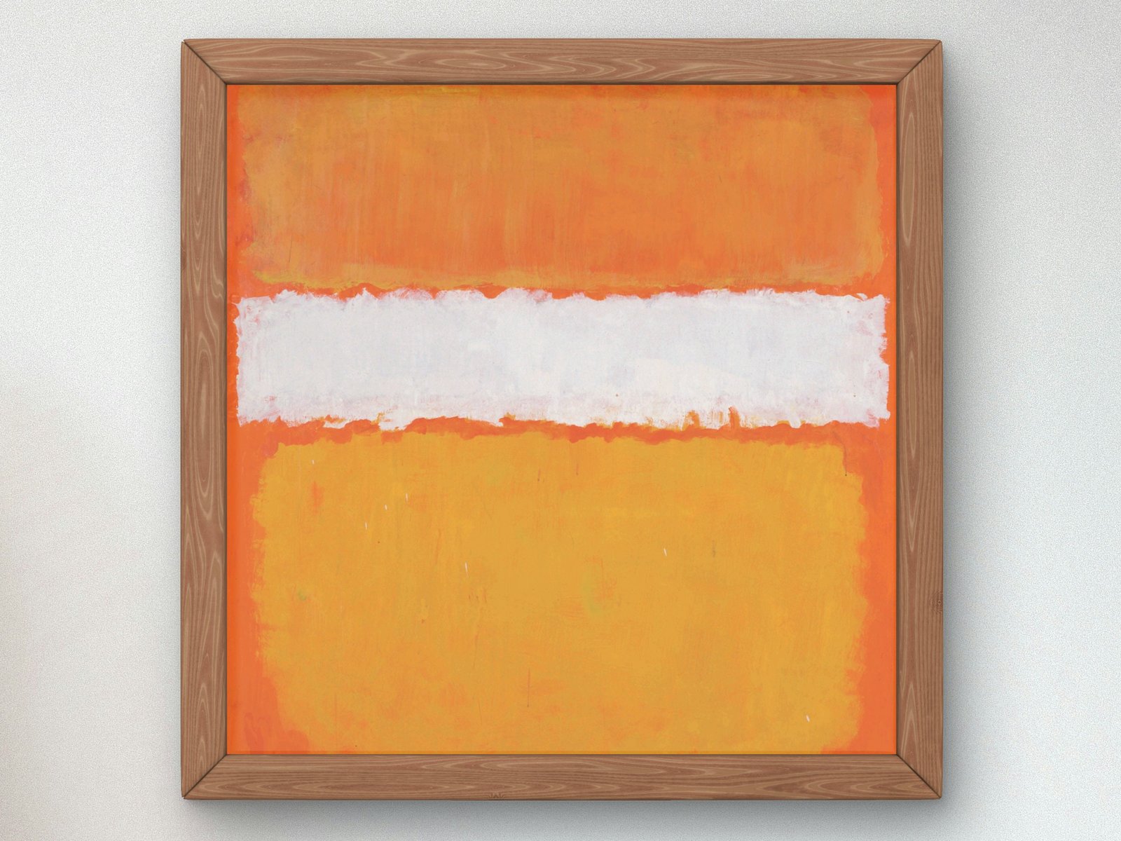 Mark Rothko Orange abstract expressionist painting, Surrealism and Modern Art, fine art print