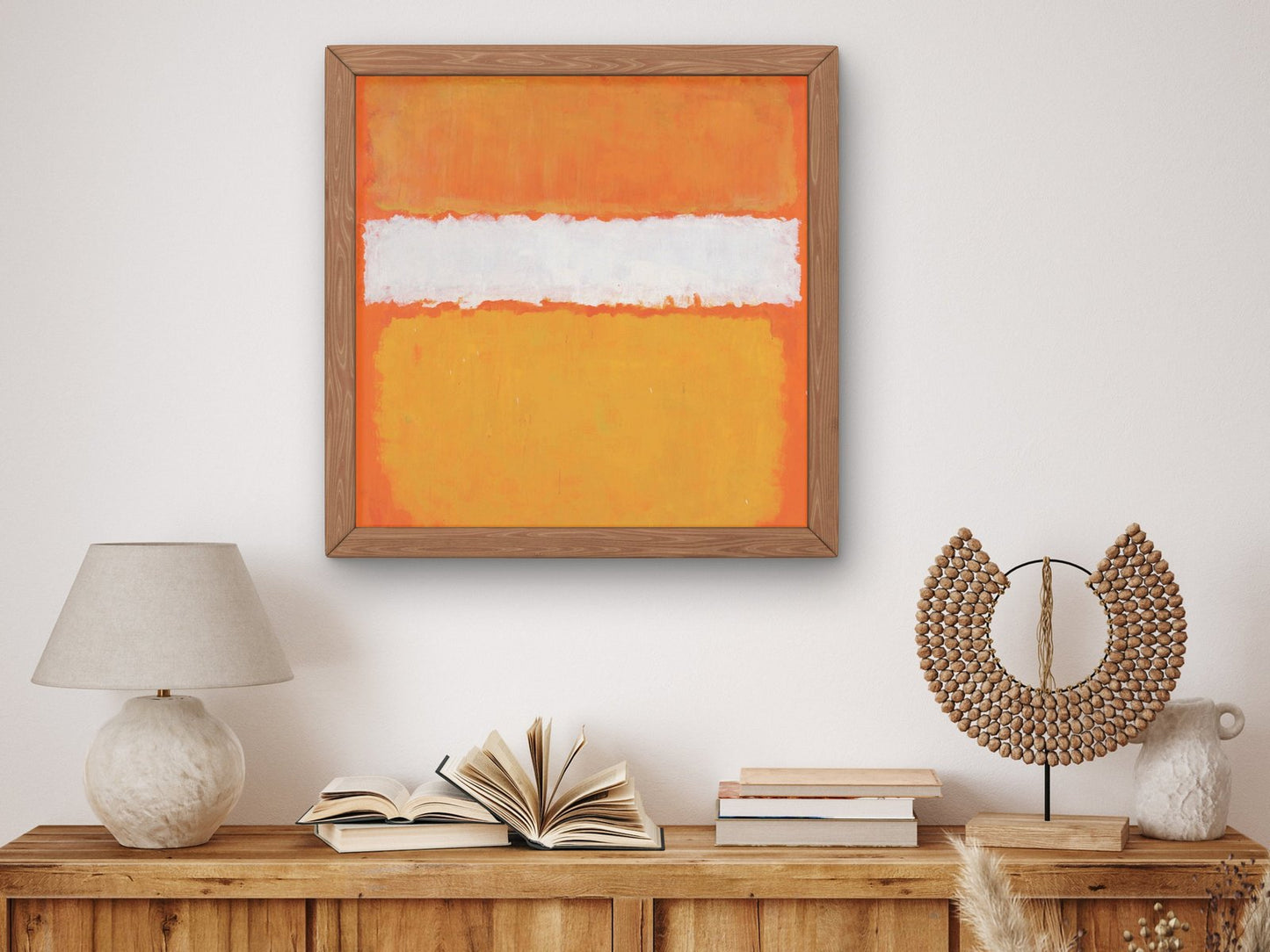 Mark Rothko Orange abstract expressionist painting, Surrealism and Modern Art, fine art print