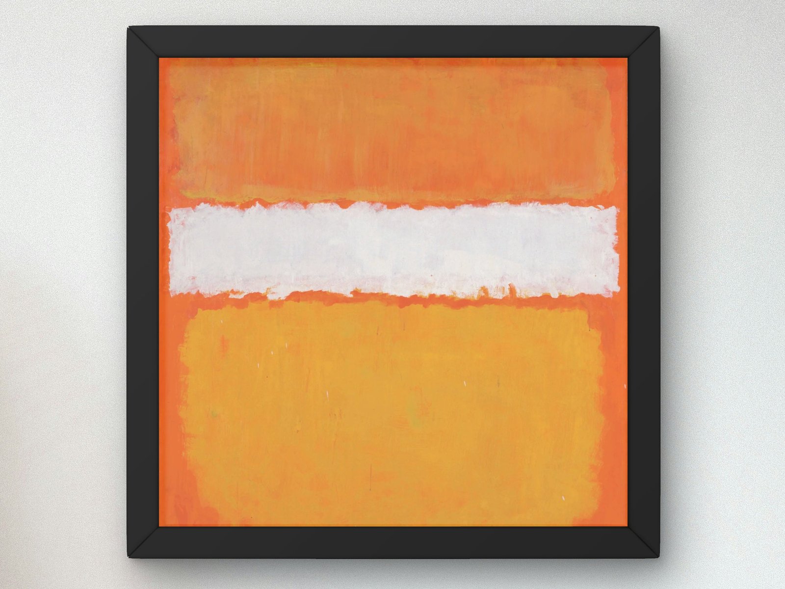 Mark Rothko Orange abstract expressionist painting, Surrealism and Modern Art, fine art print