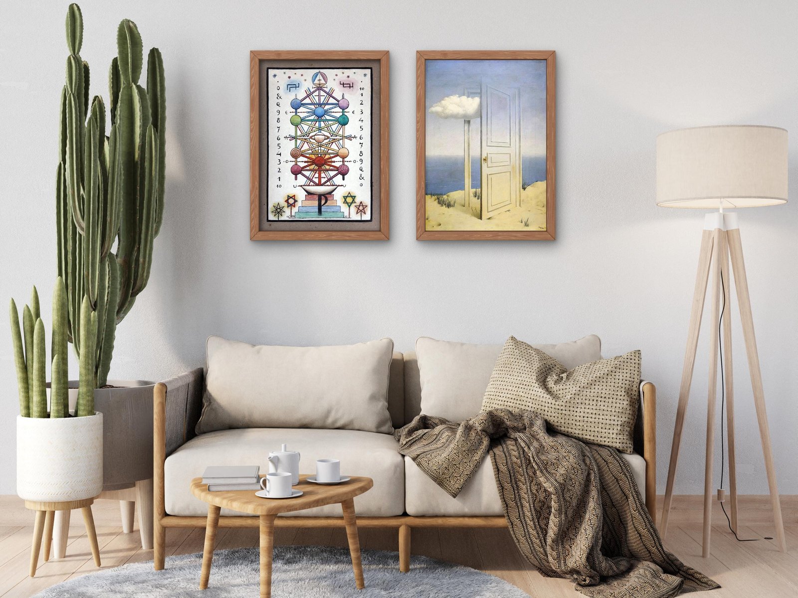 Mars and Saturn by Xul Solar, 1954, Surrealism and Modern Art, fine art print