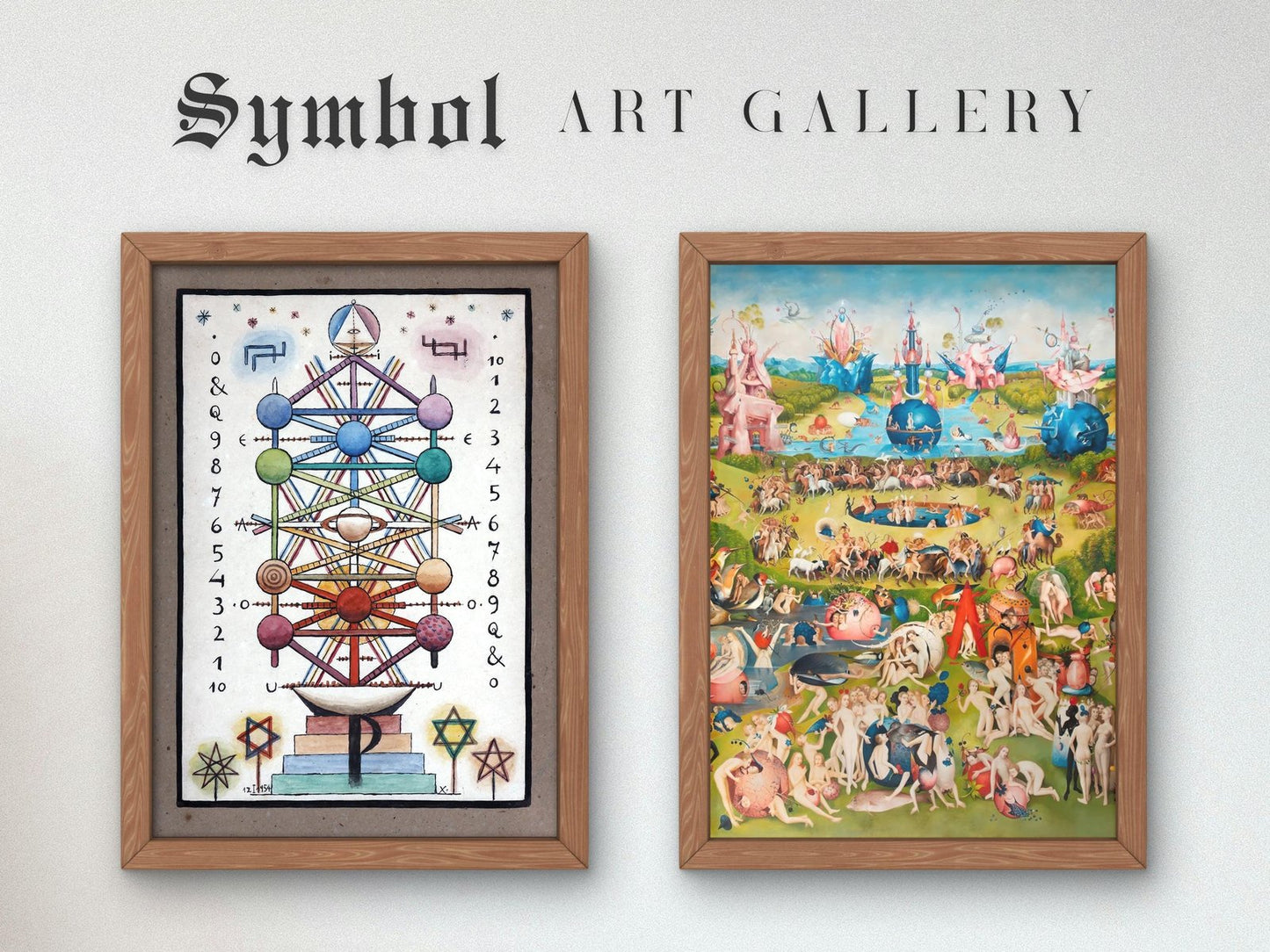 Mars and Saturn by Xul Solar, 1954, Surrealism and Modern Art, fine art print