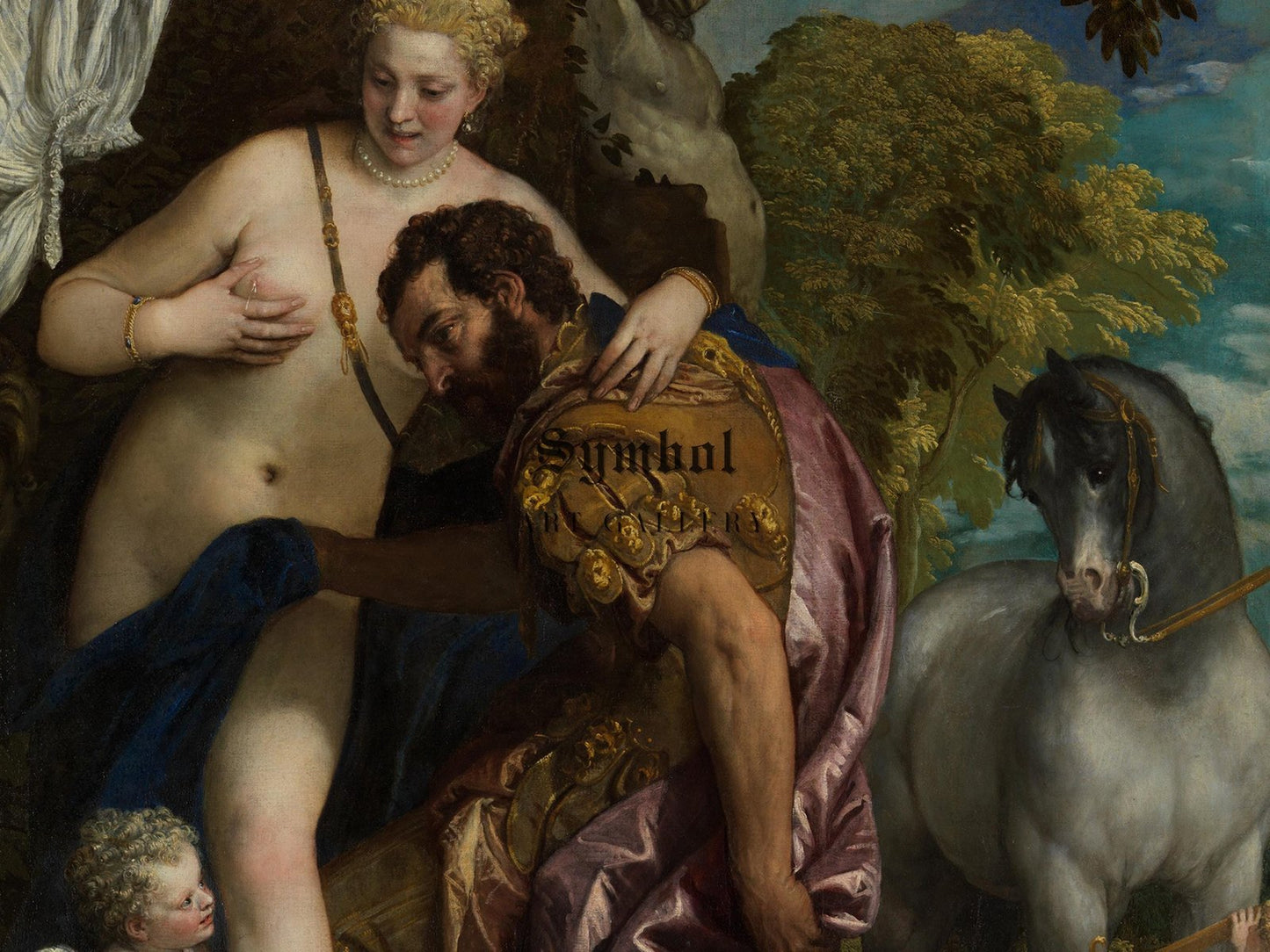 Mars and Venus United by Love by Paolo Veronese, 1570s, Baroque, fine art print