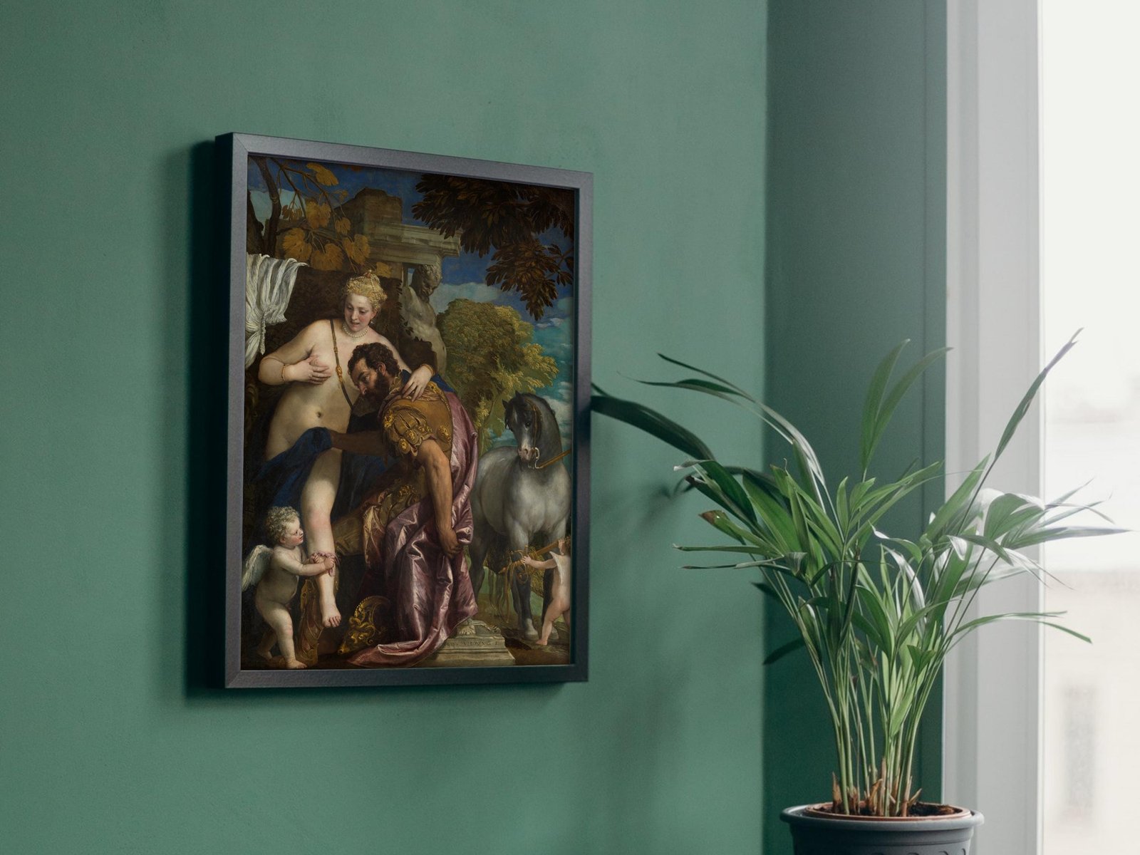 Mars and Venus United by Love by Paolo Veronese, 1570s, Baroque, fine art print