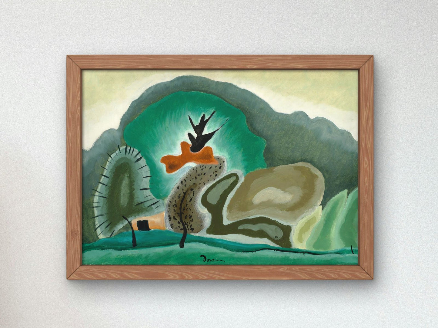 Mars Orange and Green by Arthur Dove, 1935, Art Deco and American Modernism, fine art print