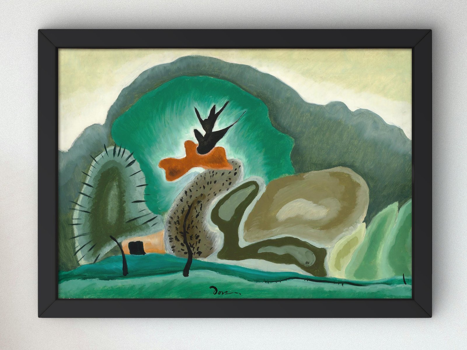 Mars Orange and Green by Arthur Dove, 1935, Art Deco and American Modernism, fine art print