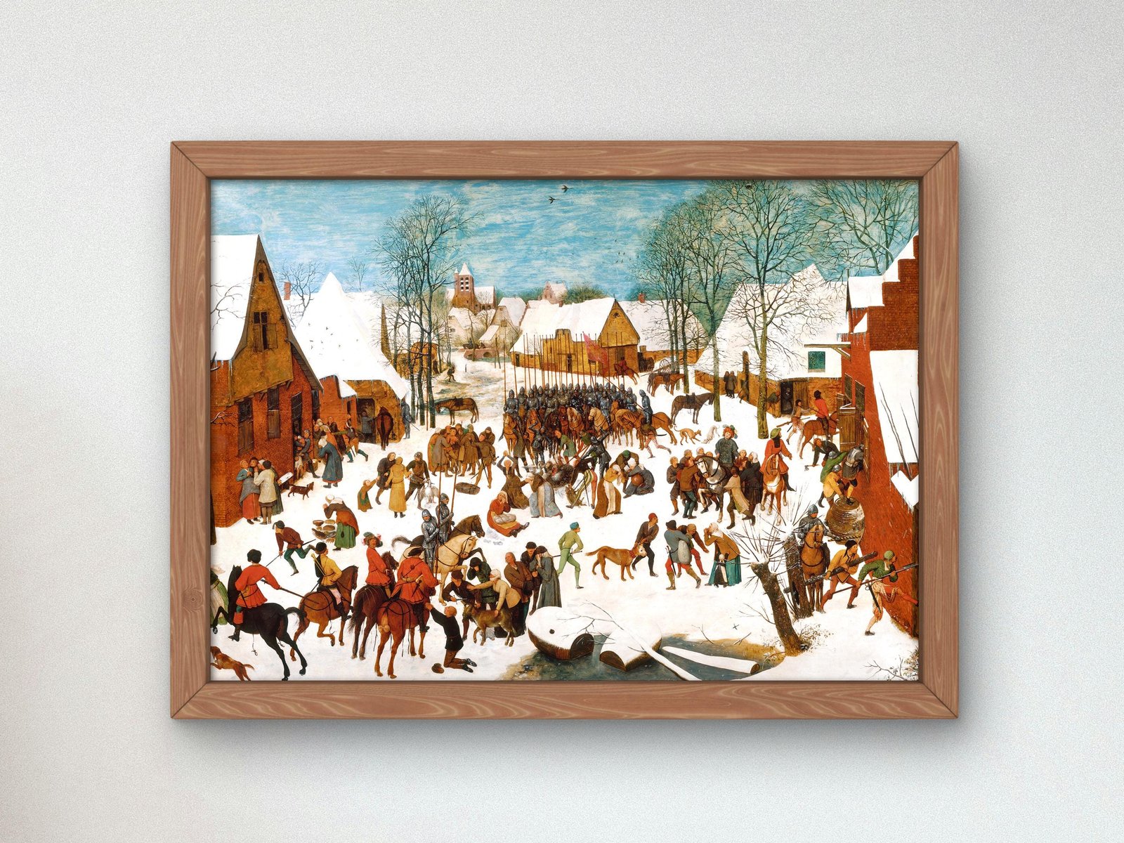 Massacre of the Innocents by Pieter Bruegel the Elder, 1565, Baroque and Chiaroscuro, fine art print