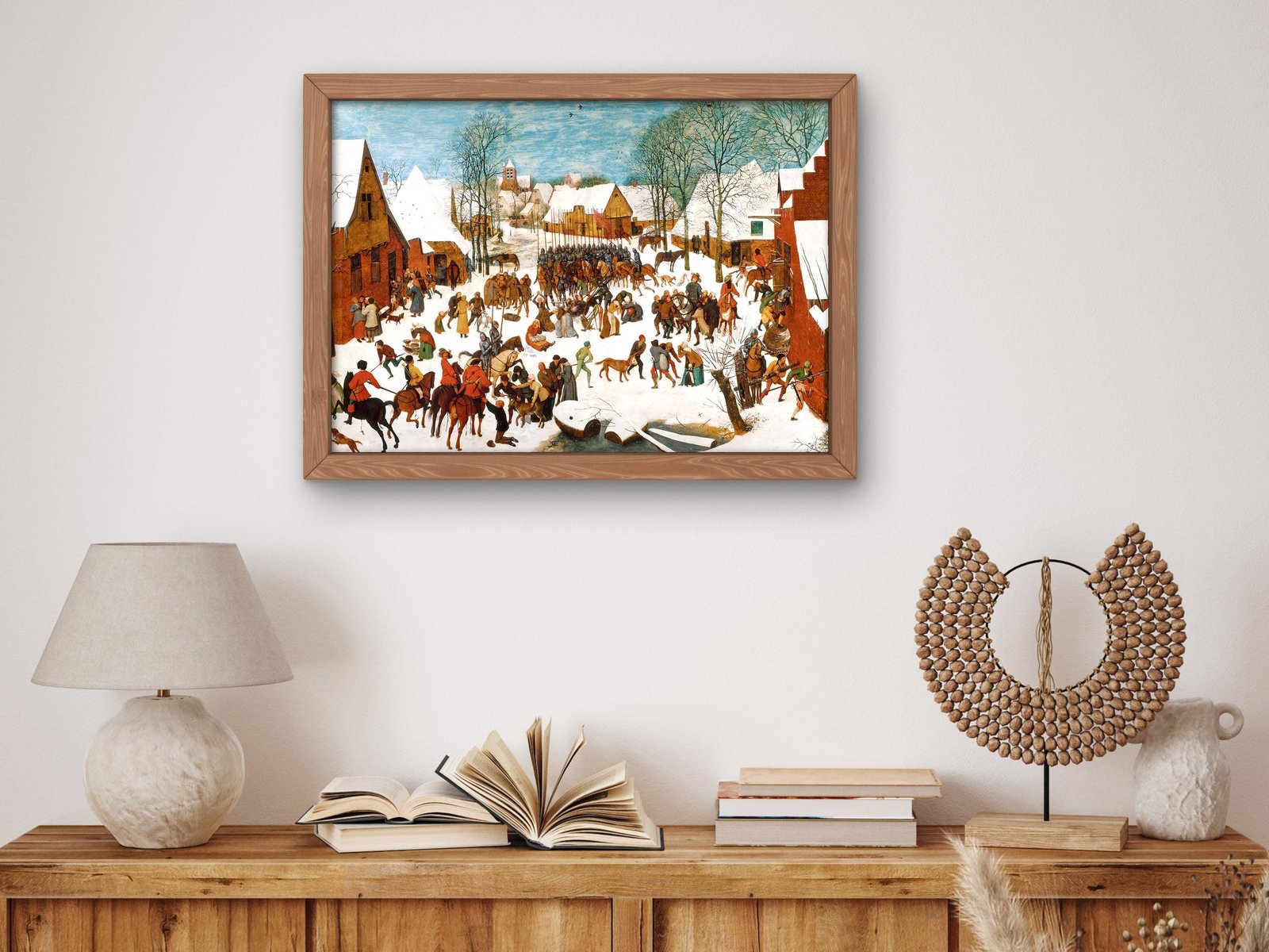 Massacre of the Innocents by Pieter Bruegel the Elder, 1565, Baroque and Chiaroscuro, fine art print
