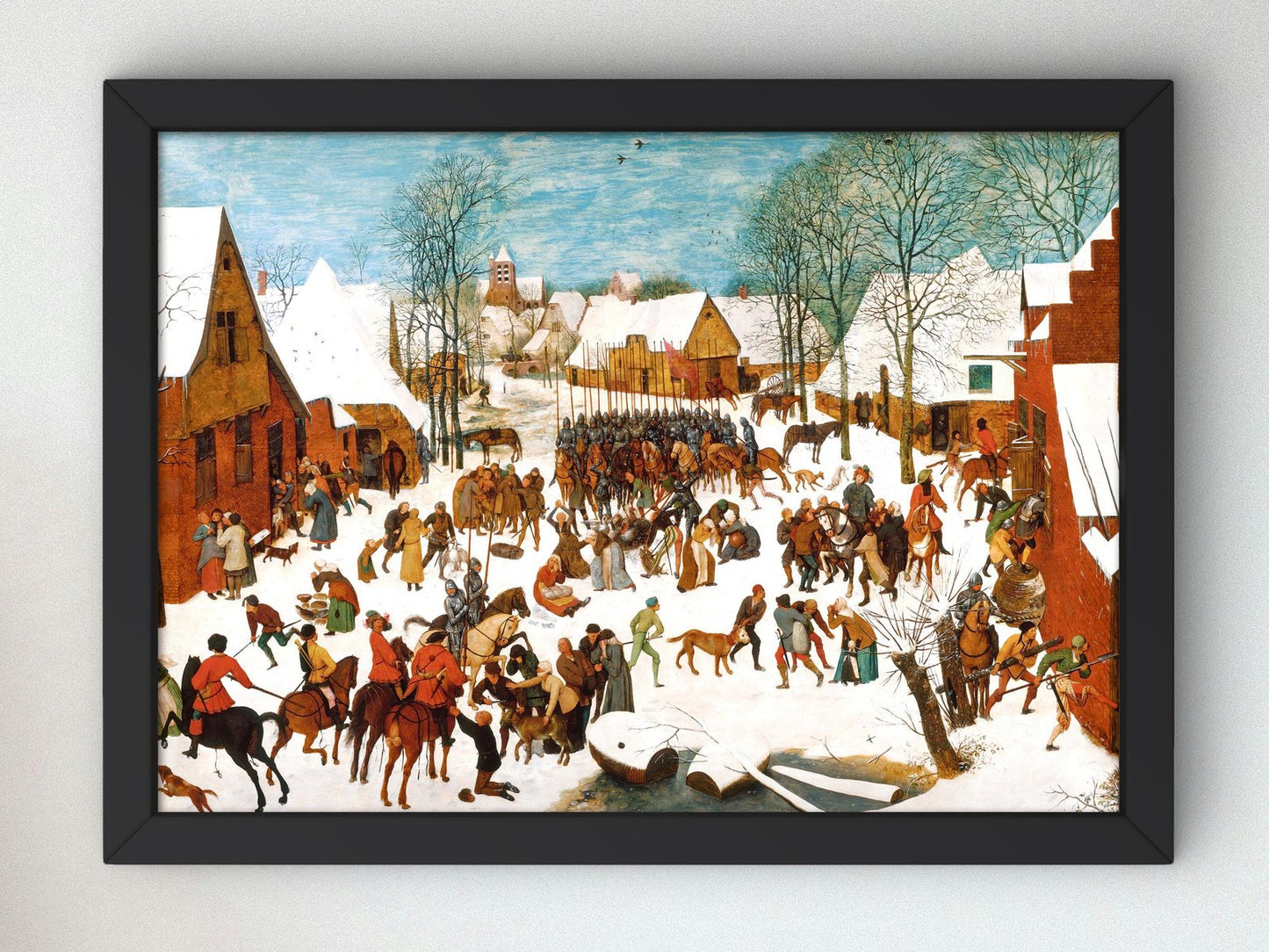Massacre of the Innocents by Pieter Bruegel the Elder, 1565, Baroque and Chiaroscuro, fine art print