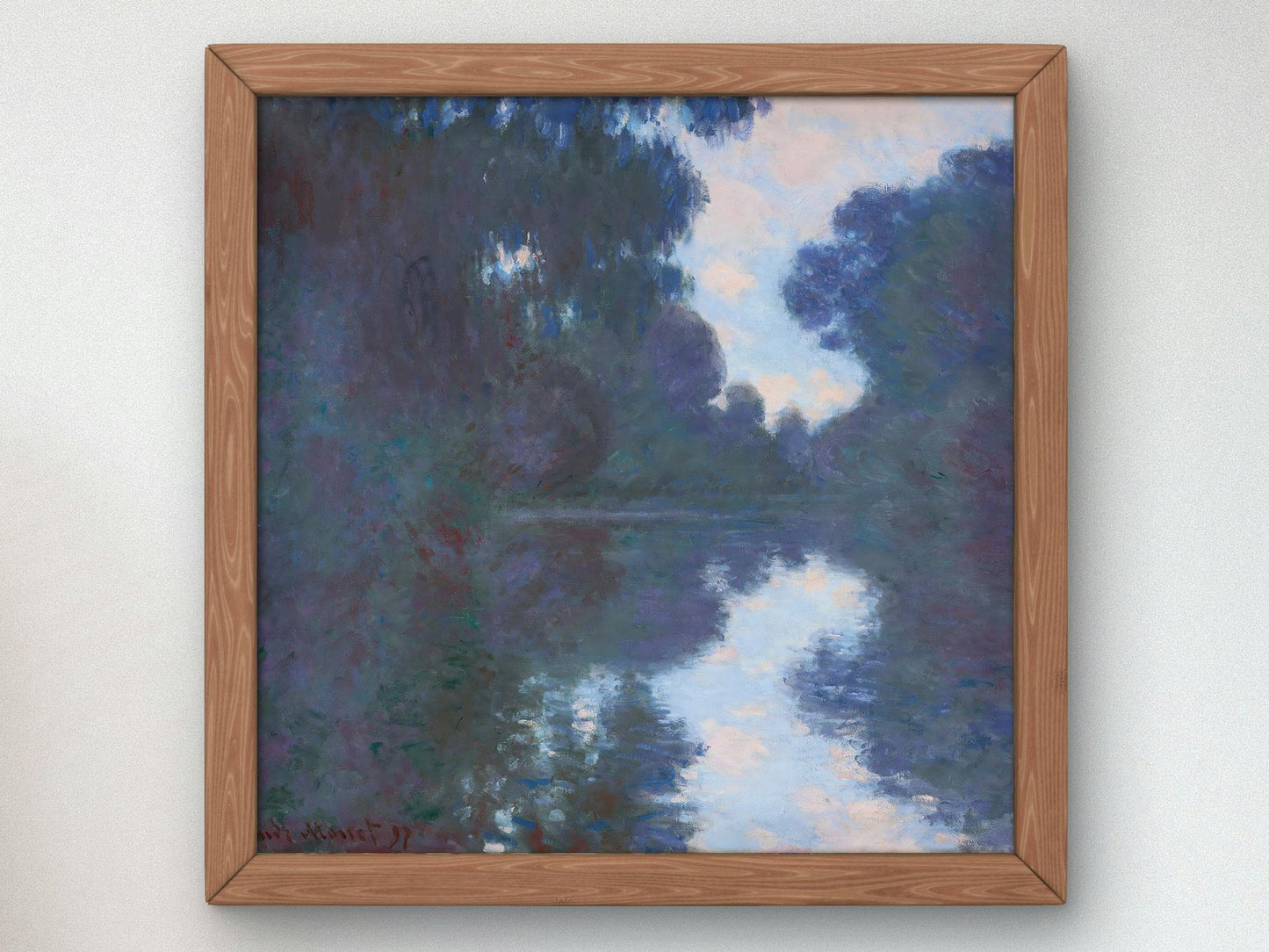 Matinée sur la Seine by Claude Monet, 1897, Impressionism, fine art print